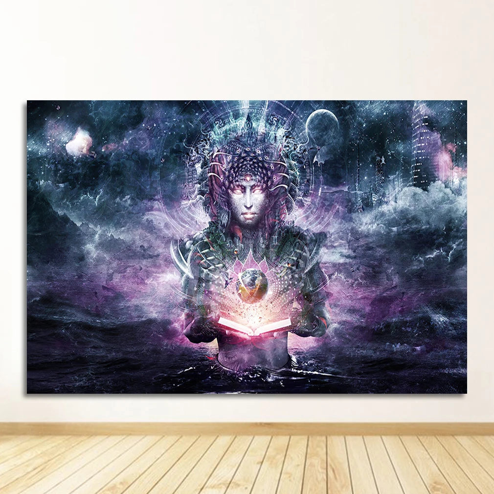 Life Modular Pictures Modern Home Decoration Wall Art Canvas Prints Painting Bedroom Poster Alex Grey Psychedelic Trippy Tree Peaceful Pleasures Health and Wellness 2011-11 20x30cm Unframed