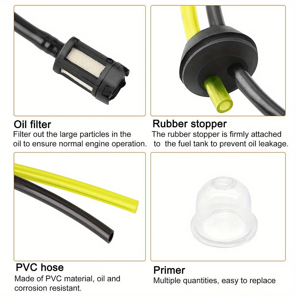 Universal Grass Trimmer Fuel Line Filter Brush Cutter Strimmer Hoses
