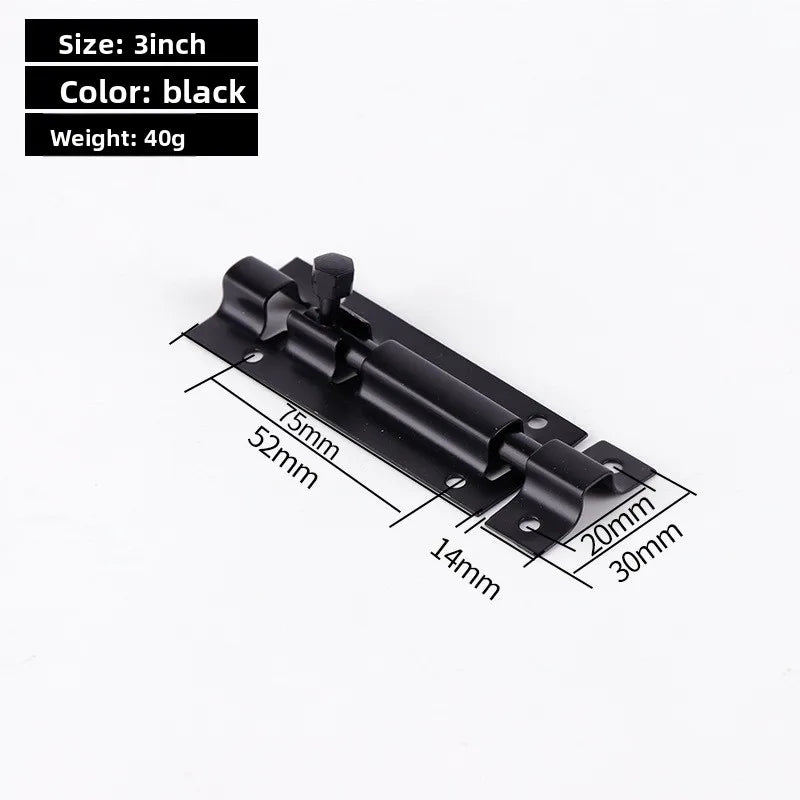 Aluminum Alloy Door Bolt Latch – Gate, Window & Home Lock