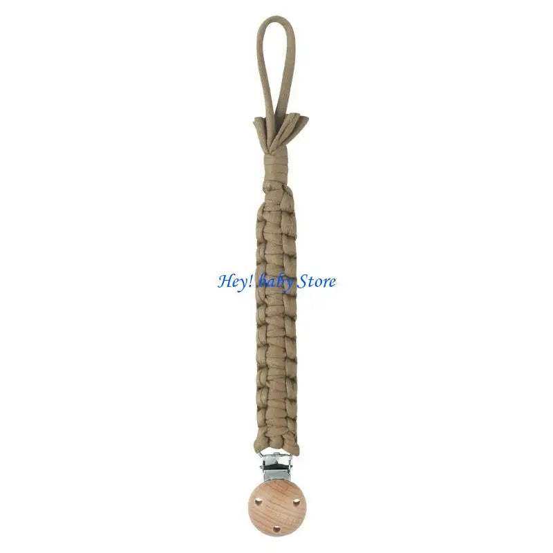Handmade Crochet Pacifier Clip | Cotton Baby Dummy Chain