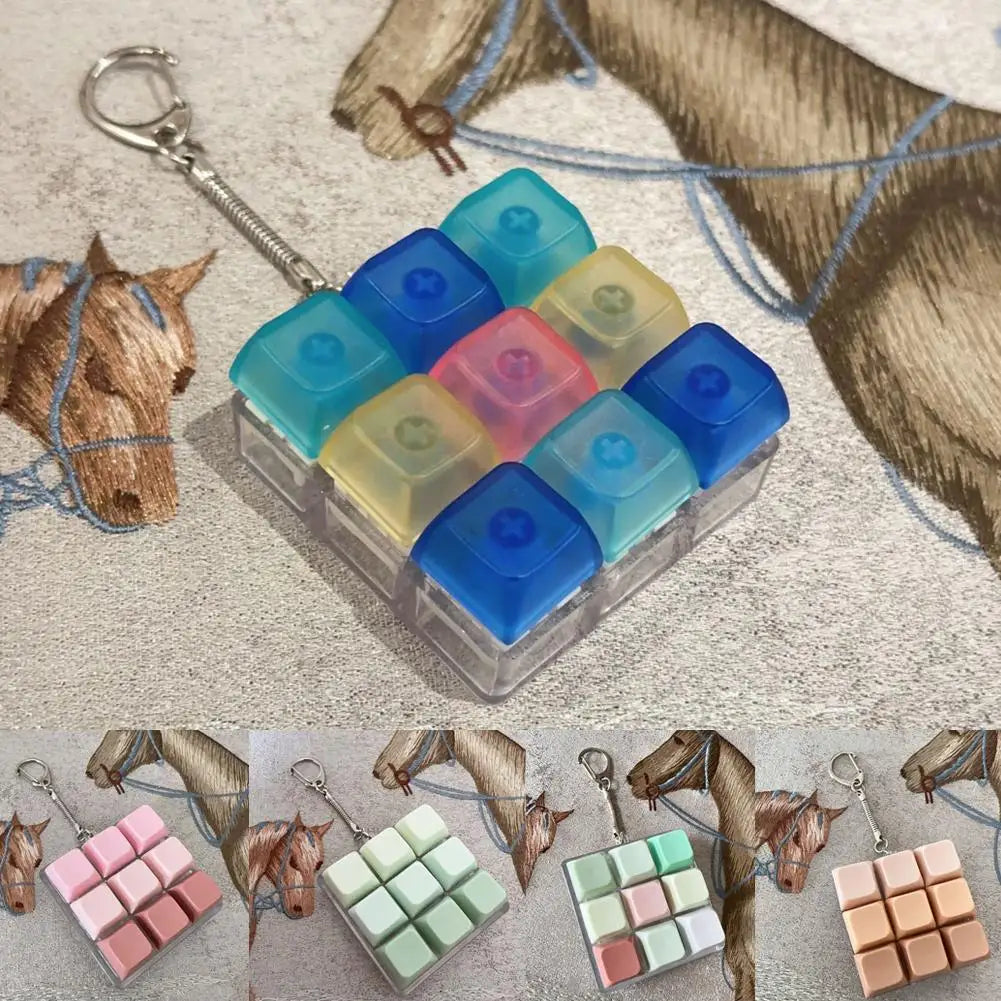 9-Key Fidget Keyboard Toy for Stress Relief Peaceful Pleasures Health and Wellness