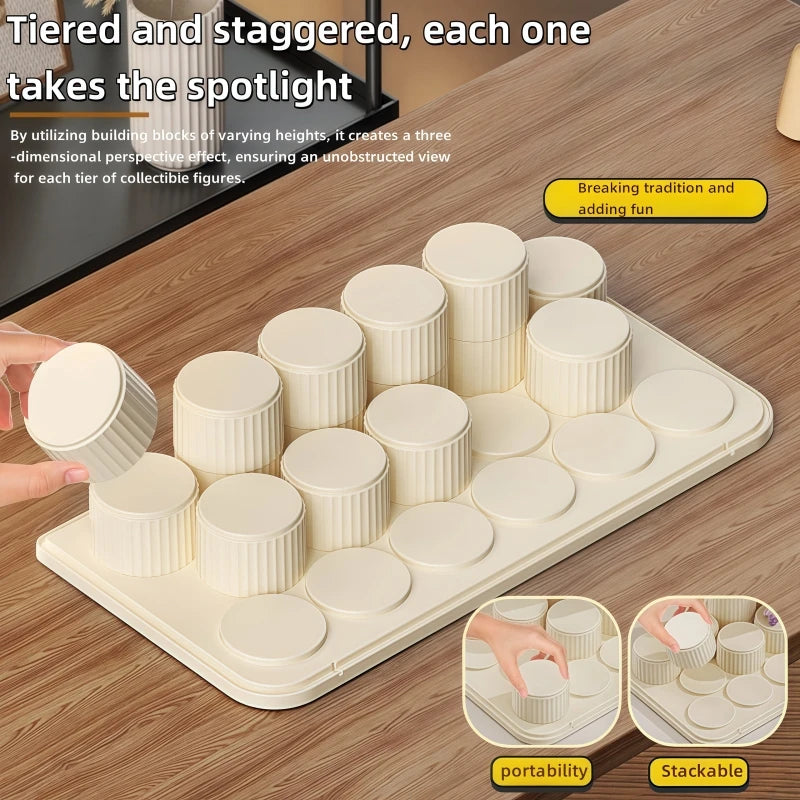 Transparent Acrylic Blind Box Display Rack – Dustproof Desktop