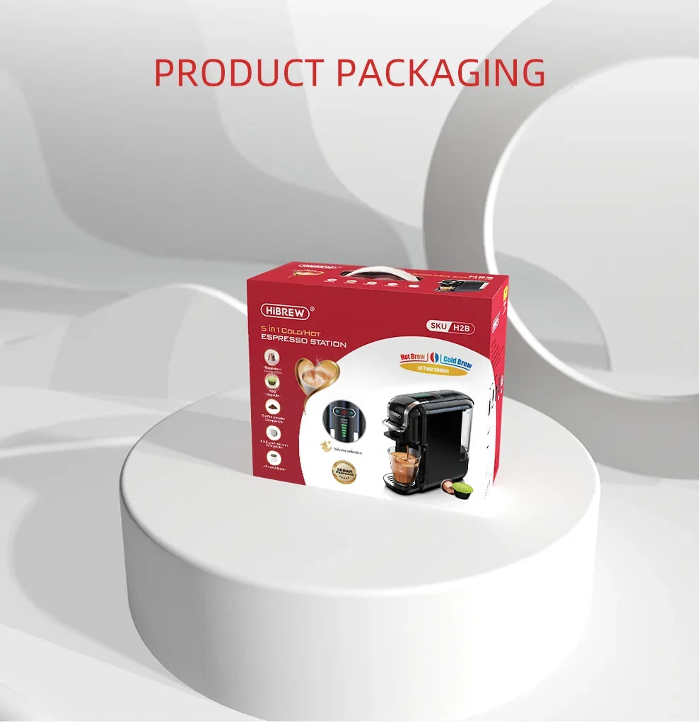 HiBREW Multiple Capsule Coffee Machine 5 in 1 | 20 Bar