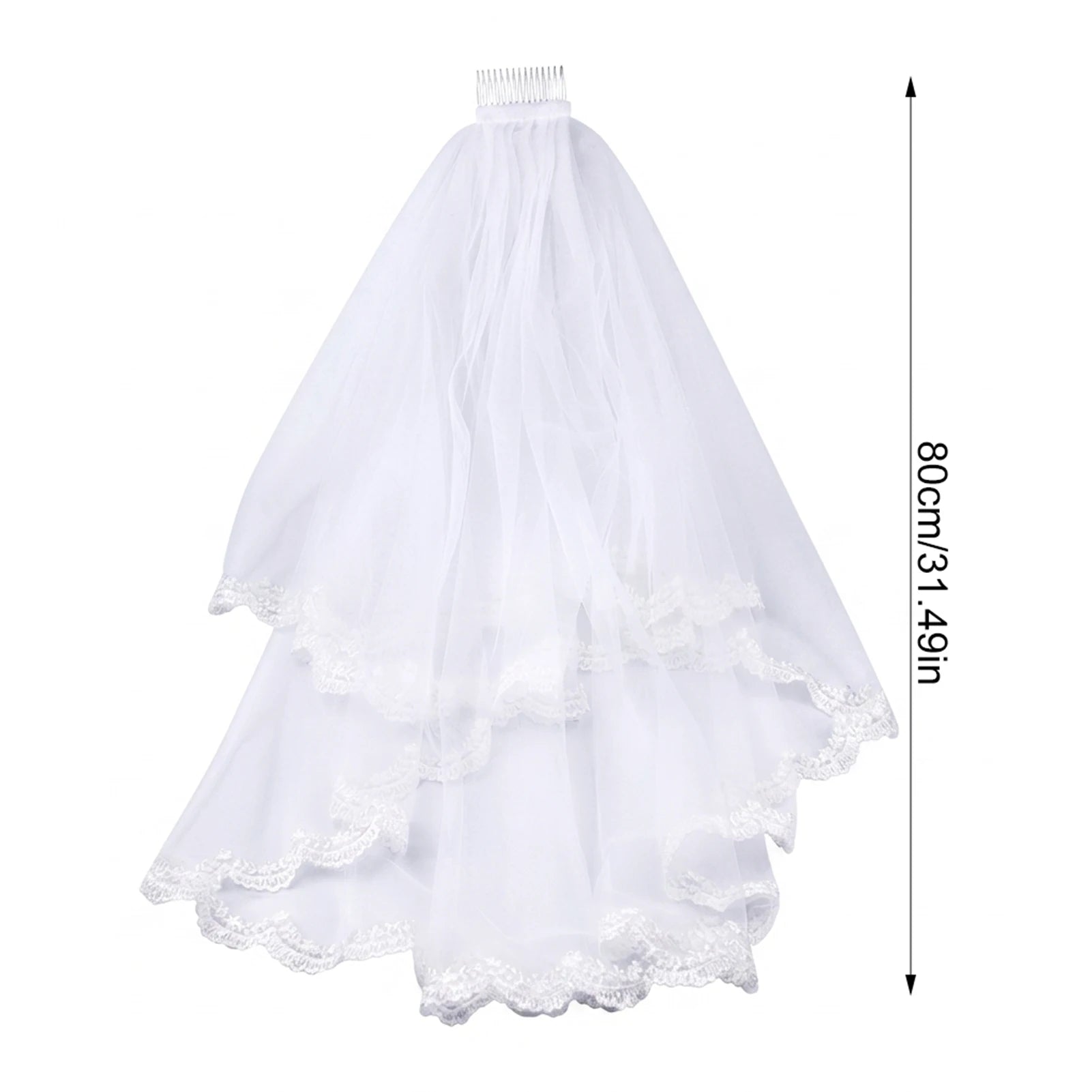 Bridal French Lace Veil Elegant Wedding Hair Accessory For Photo Shoots And Ceremonies Peaceful Pleasures Health and Wellness
