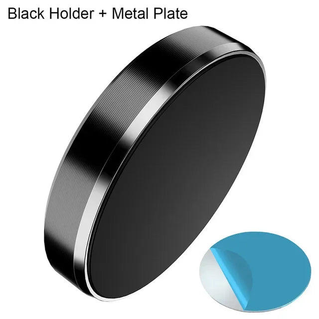 Magnetic Phone Car Holder Universal Magnetic Mount Bracket Stick on Car Dashboard Wall for iPhone Samsung Xiaomi Huawei Peaceful Pleasures Health and Wellness Black