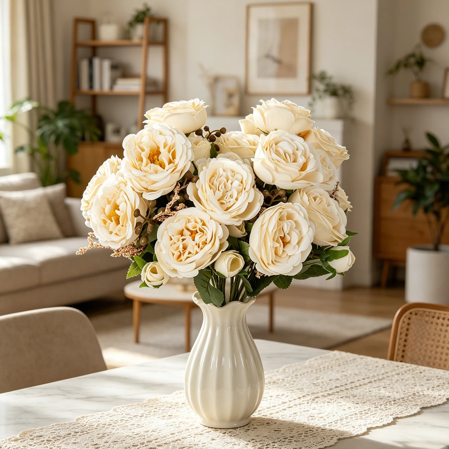 Silk Peony Artificial Flowers – Wedding & Home Décor