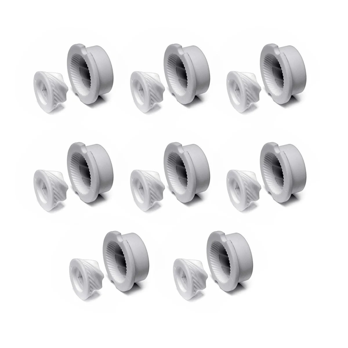 Conical Ceramic Burr, Ceramic Grinder for Wood Salt and Pepper Mill, Pepper Mill Replacement Parts Peaceful Pleasures Health and Wellness 8 pcs