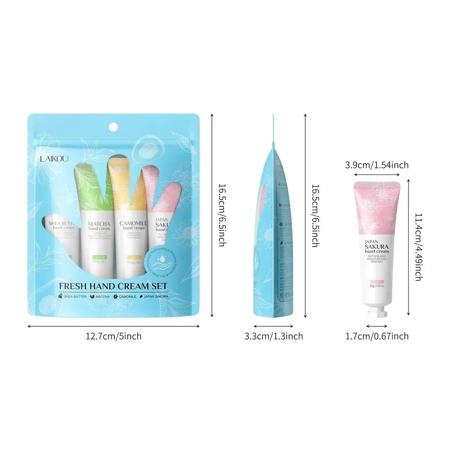 LAIKOU Hand Cream Set – Moisturizing, Nourishing & Non-Greasy