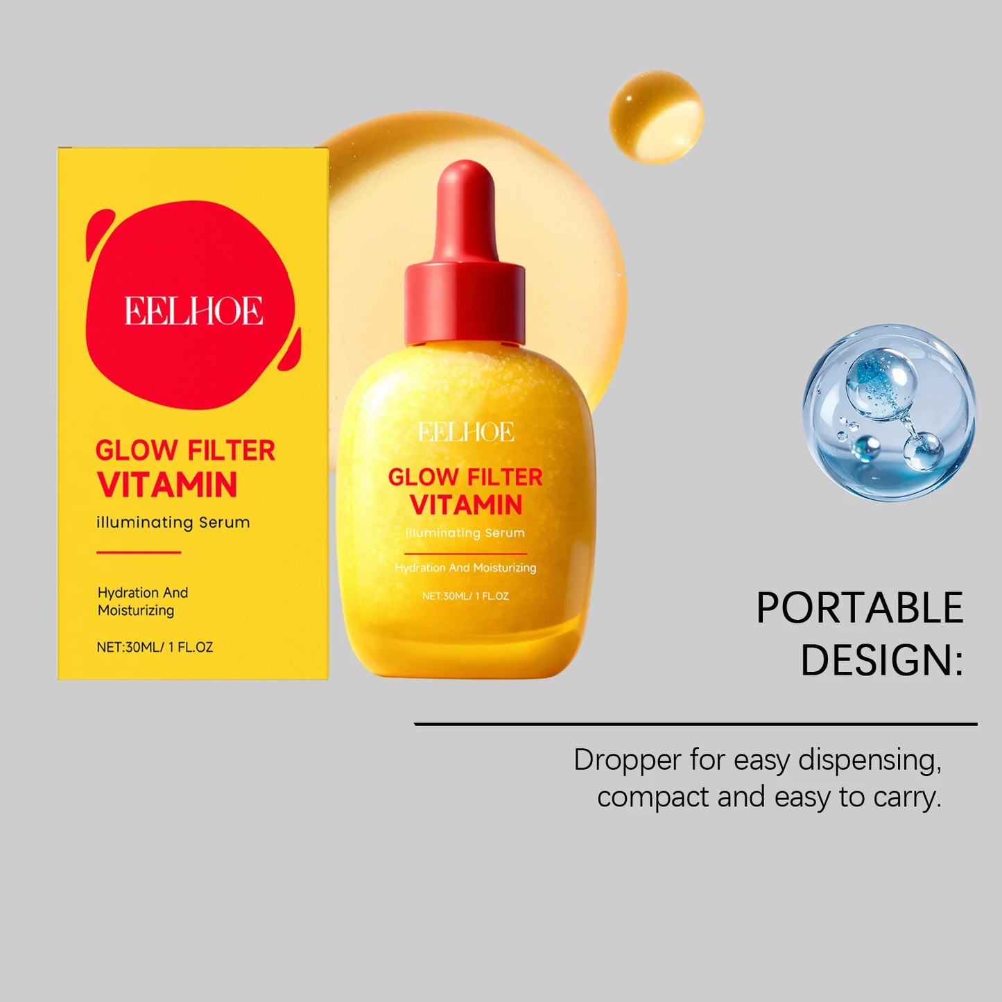 Vitamin C Serum with Bakuchiol, Niacinamide & Hyaluronic Acid