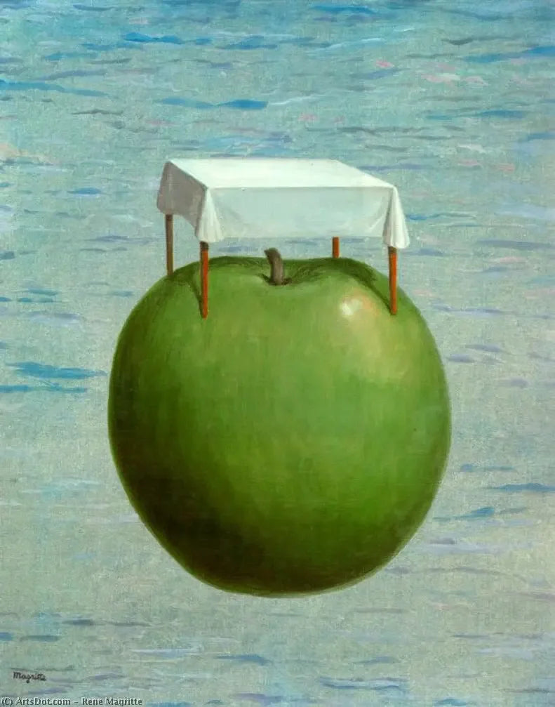 Rene Magritte Surrealist Canvas Wall Art Print | Unframed Poster