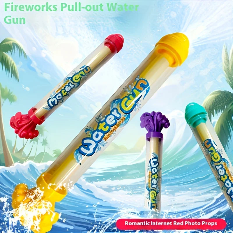 Push-Pop Firework Water Gun | Pool & Beach Party Toy