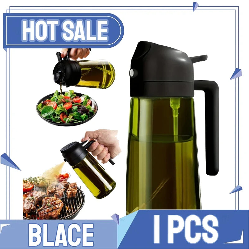 500ml Oil Spray Bottle & Dispenser | Kitchen BBQ Cooking