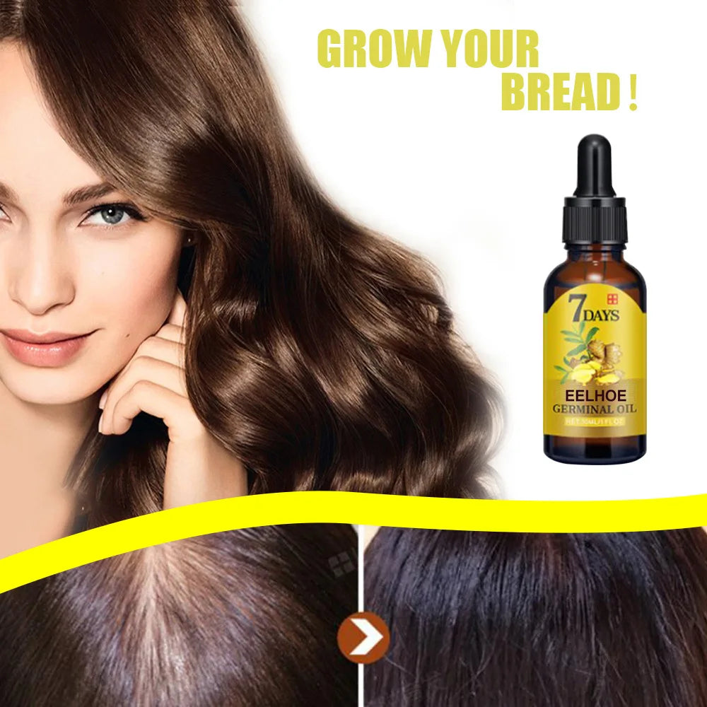 EELHOE Ginger Hair Growth Oil | Scalp Nourishing Serum
