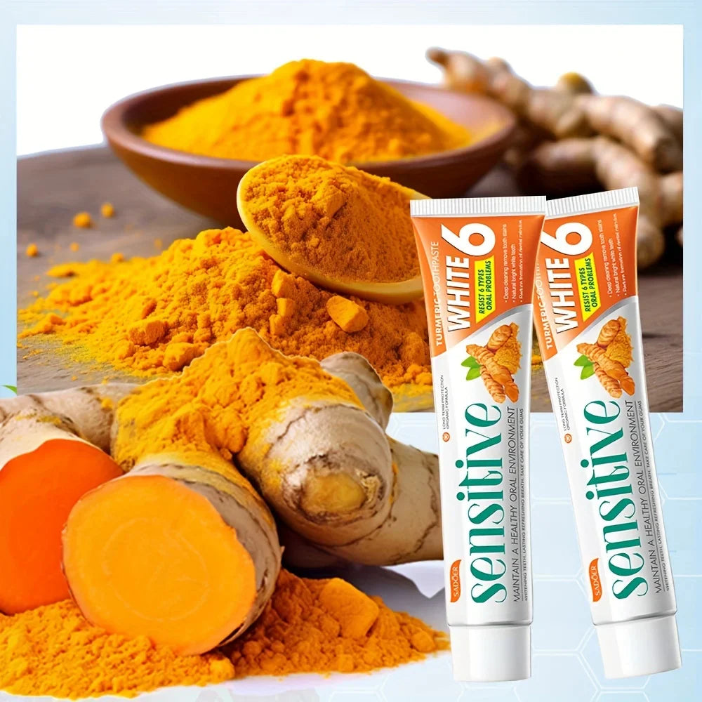 Turmeric Toothpaste – Whitening, Deep Cleaning & Fresh Breath