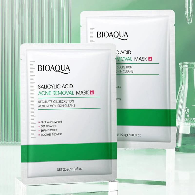 BIOAQUA Salicylic Acid Acne Face Mask 10 Pack – Anti-Aging
