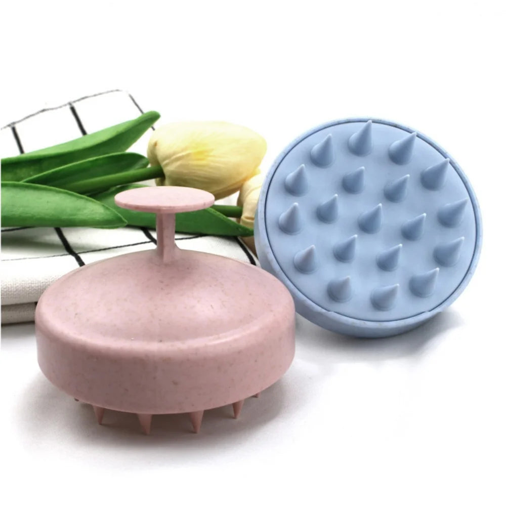 Silicone Scalp Massager Shampoo Brush – Deep Cleanse & Relax
