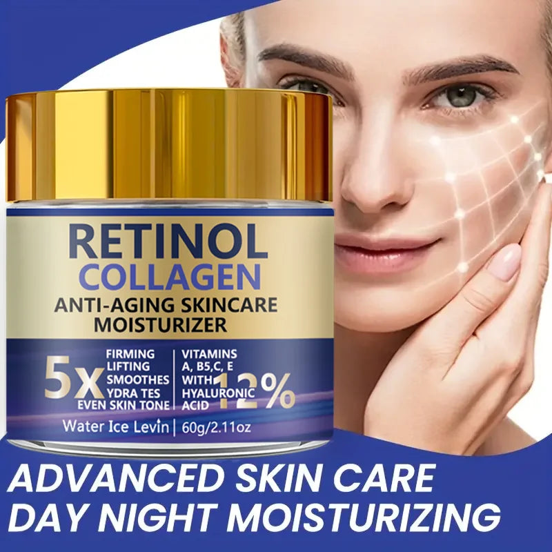 Retinol Collagen Hyaluronic Acid Anti-Aging Moisturizer 60g
