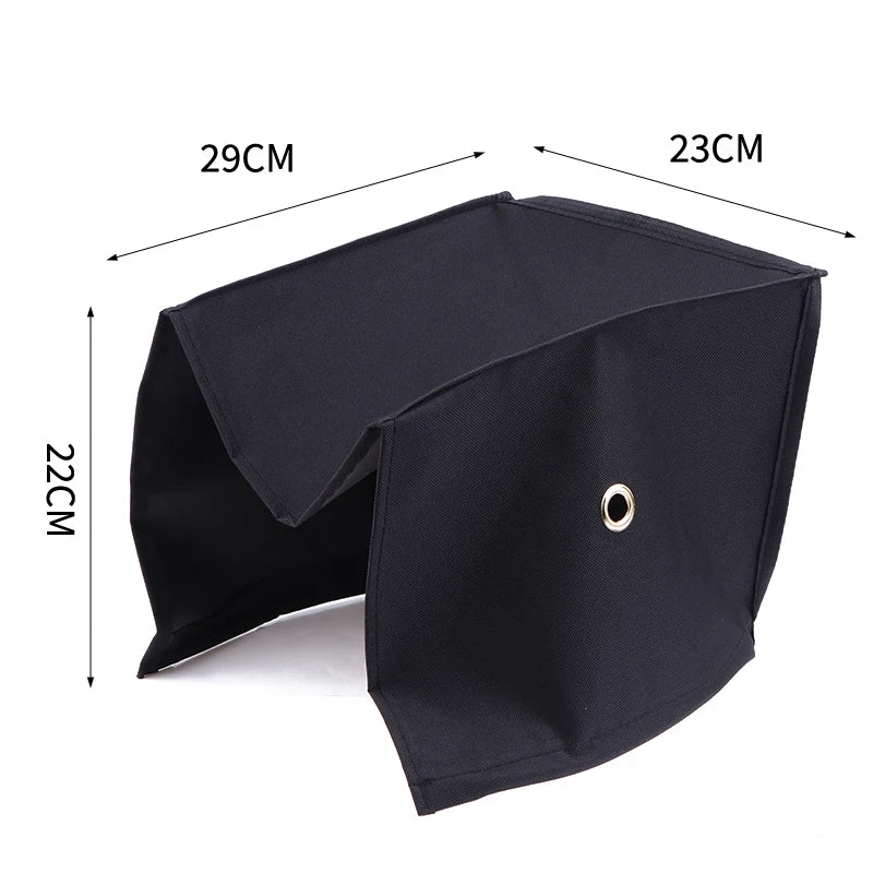 Black 1Pc Beam Moving Head Rain Cover Seamless Waterproof Protection for Stage Light Use in Outdoor Environments Peaceful Pleasures Health and Wellness