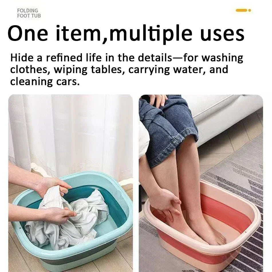 Foldable Foot Bath Tub – Portable Collapsible Basin for Travel