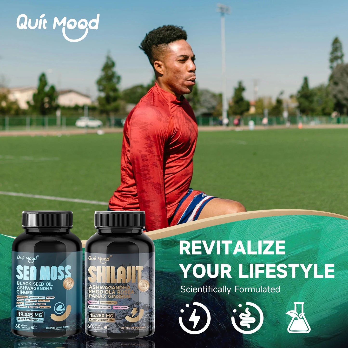 Shilajit 9000 Panax Ginseng 1500MG Ashwagandha 2000MG Rhodiola Rosea 1000MG, Turmeric 500MG, Gingko Biloba 500MG, Stinging Nettl Peaceful Pleasures Health and Wellness