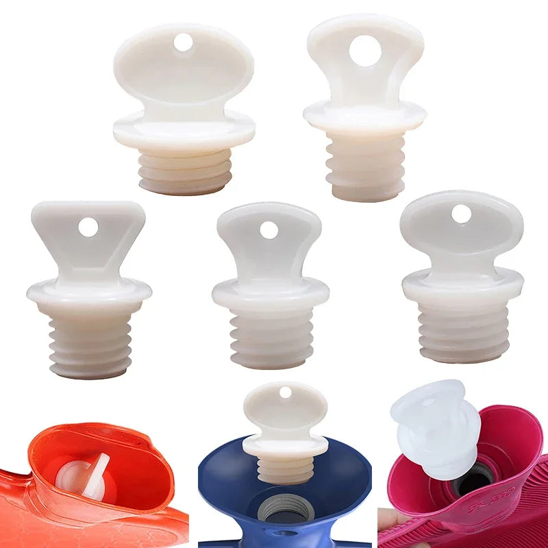 Hot Water Bottle Replacement Stoppers – Leakproof Plastic Plugs