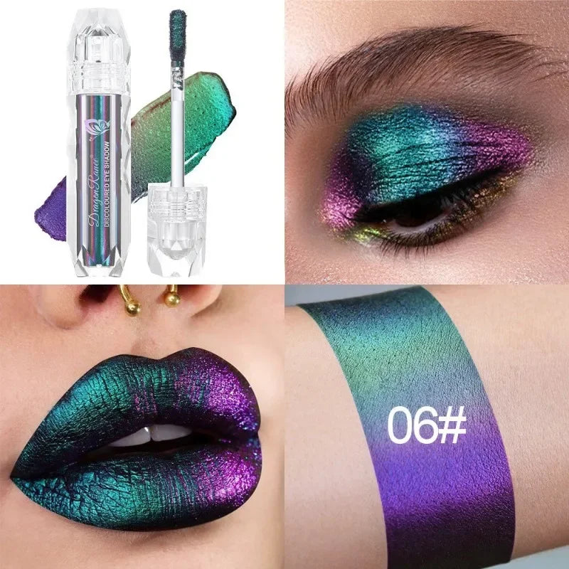 Chameleon Liquid Eyeshadow | Metallic Glitter Shimmer Eye Makeup