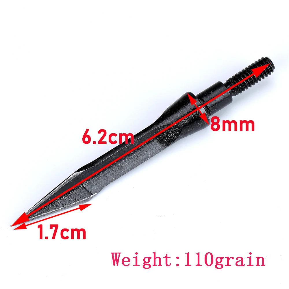 Carbon Steel Arrowheads Archery Broadheads Hunting Arrow Heads Tips