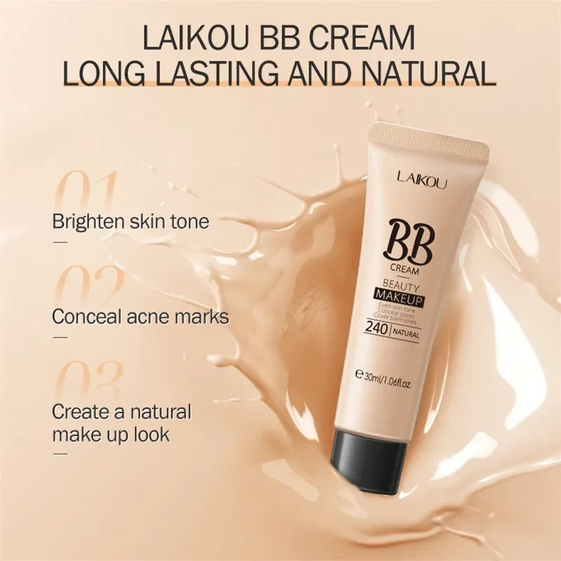 BB Cream Foundation – Waterproof, Brightening & Long-Lasting 30ml