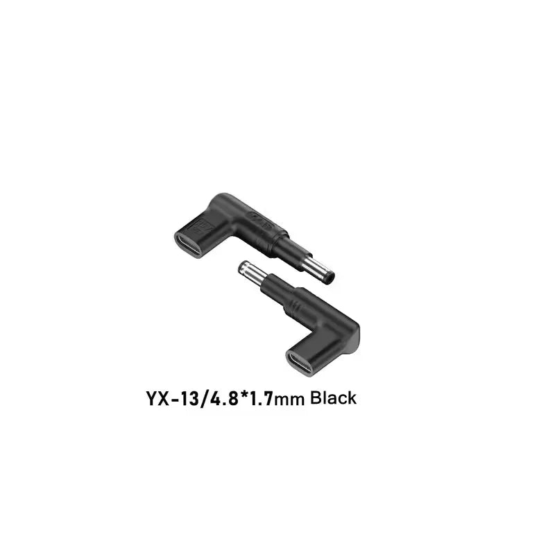 PD 20V100W Laptop Power Adapter Connector DC Plug USB Type C Female to DC Male Jack Converter for Hp Dell Asus Lenovo Notebook Peaceful Pleasures Health and Wellness 4.8-1.7mm Long