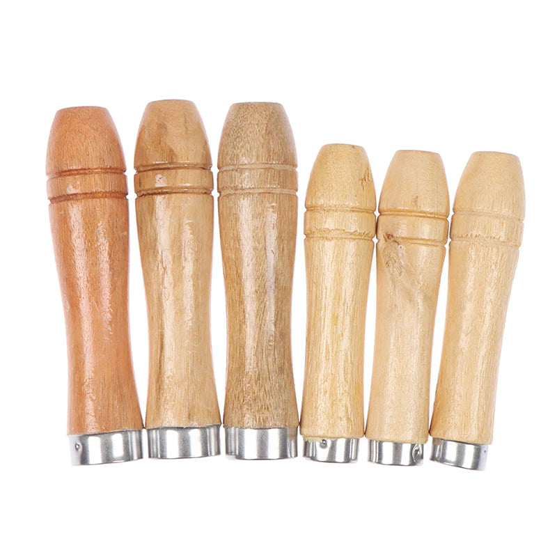 5Pcs/set 9/11cm Wooden File Handle Wood Rasp Woodworking Polishing Rust Proof Filing Tools Replacement Wooden File Handle Peaceful Pleasures Health and Wellness