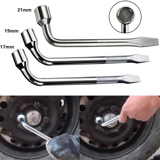 17 19 Wheel Wrench Heavy Duty L Spanner Car Spare Tire Lug Hex Nut Peaceful Pleasures Health and Wellness