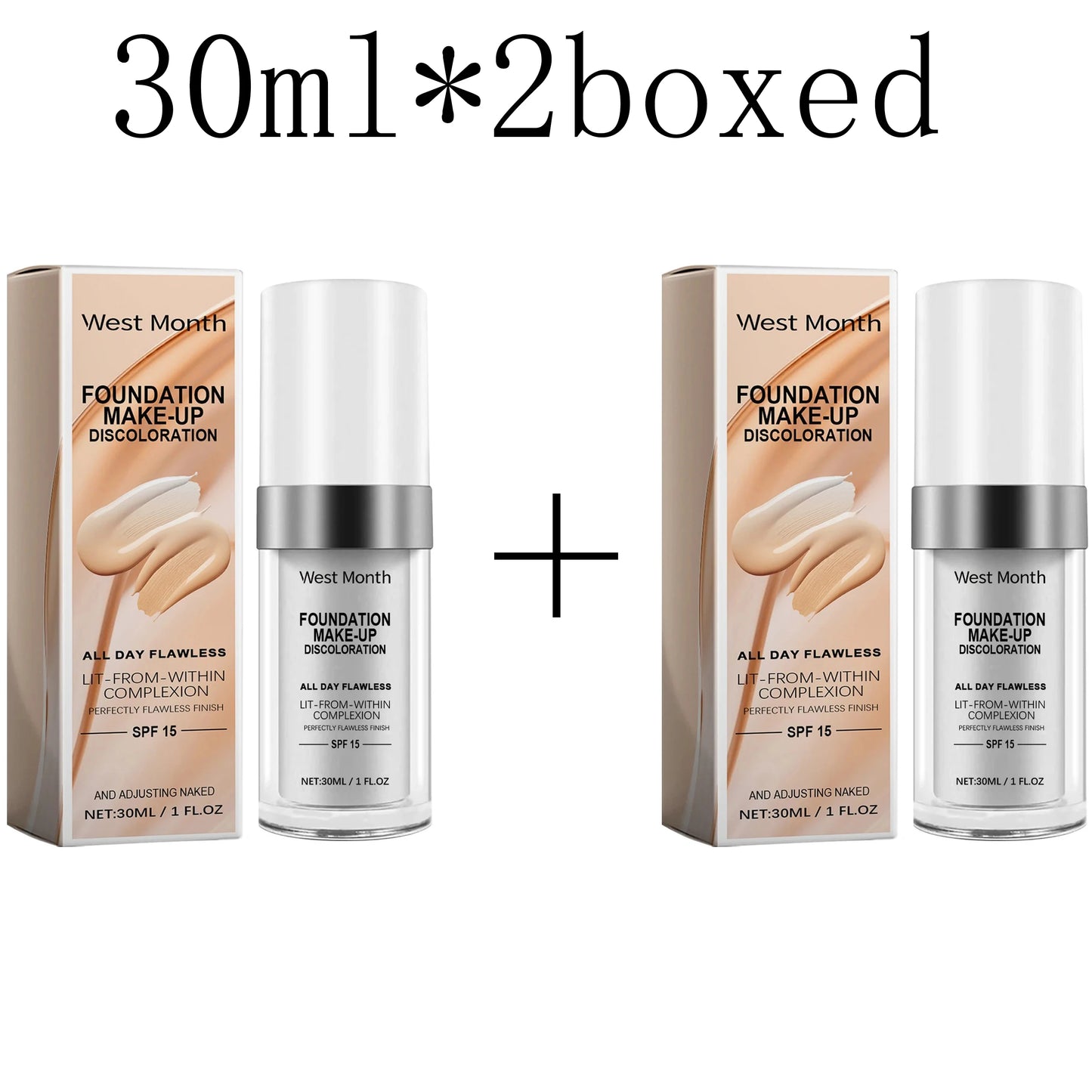 West Month Color Changing Foundation | Full Coverage, Matte, Waterproof