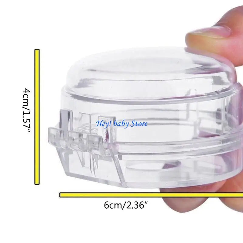 Child Safety Gas Stove Knob Cover Protector | Clear Plastic