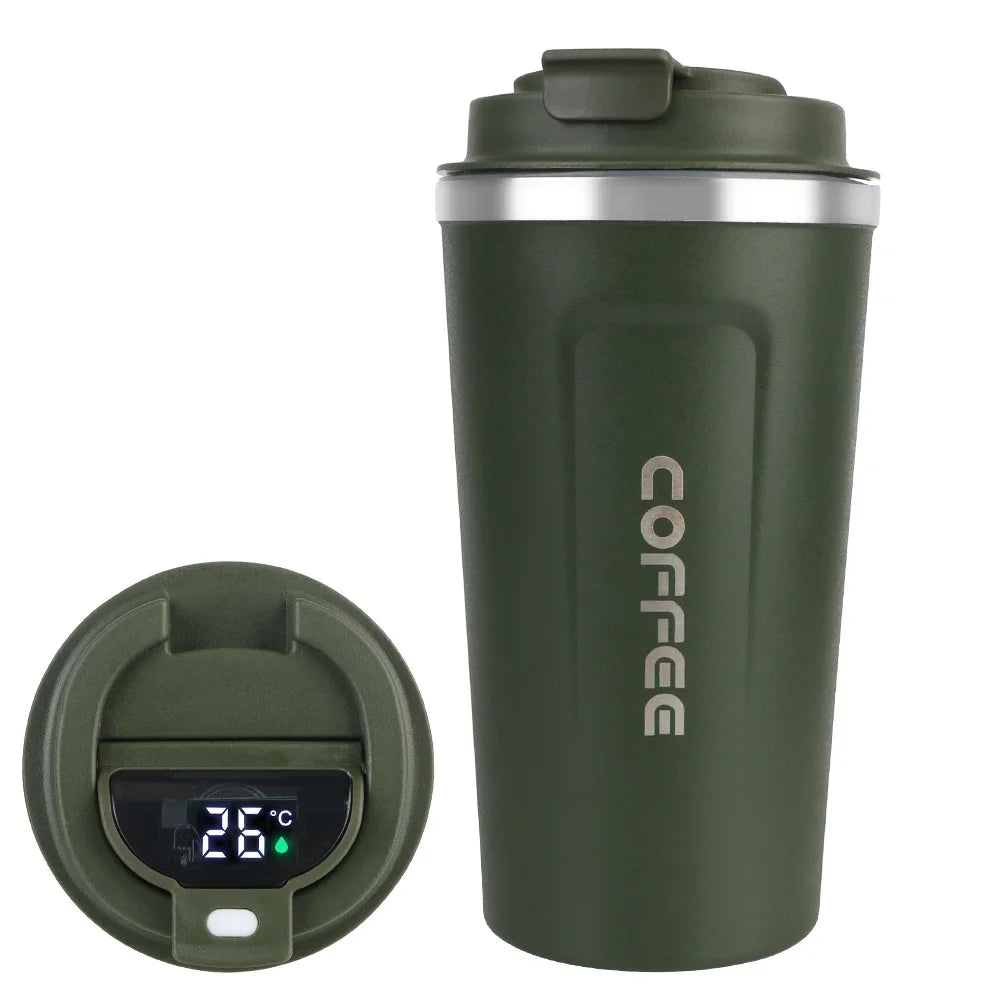 Stainless Steel Travel Thermos Mug 380/510ml – Leak-Proof