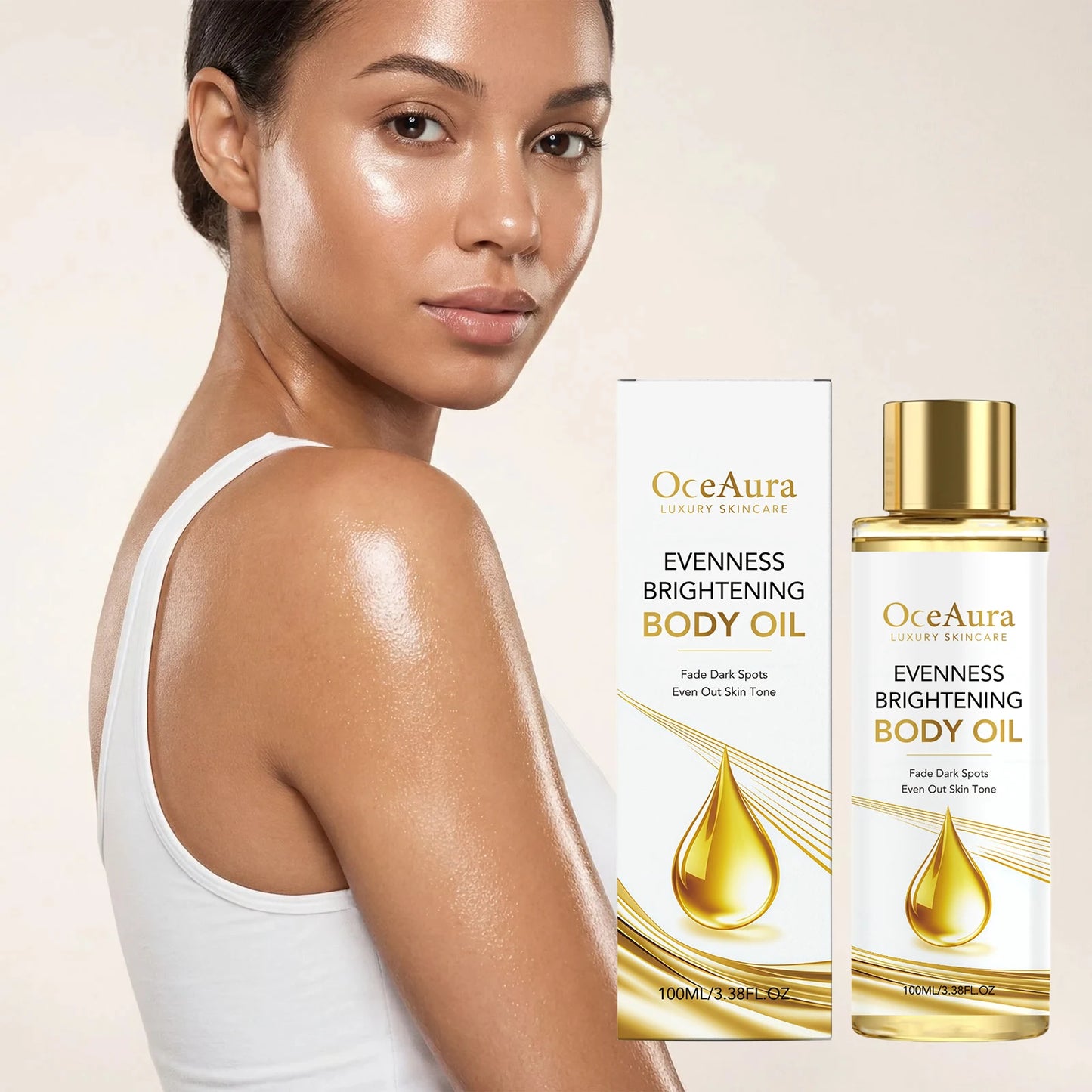 Brightening Body Oil Firming Moisturizing Rejuvenating Smoothing Softening Fade Fine Lines Soothing Repairing Glowing Body Oil Peaceful Pleasures Health and Wellness