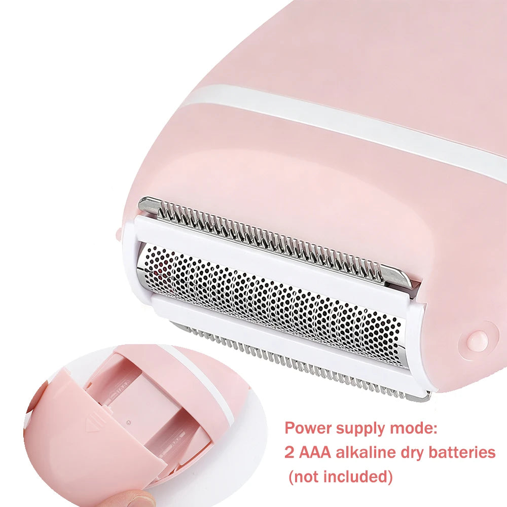 Women's Electric Shaver, Cordless 3-in-1 Body Razor & Bikini Trimmer for Legs, Underarms & Arms, Mini Wet Dry Hair Removal, Gift Peaceful Pleasures Health and Wellness