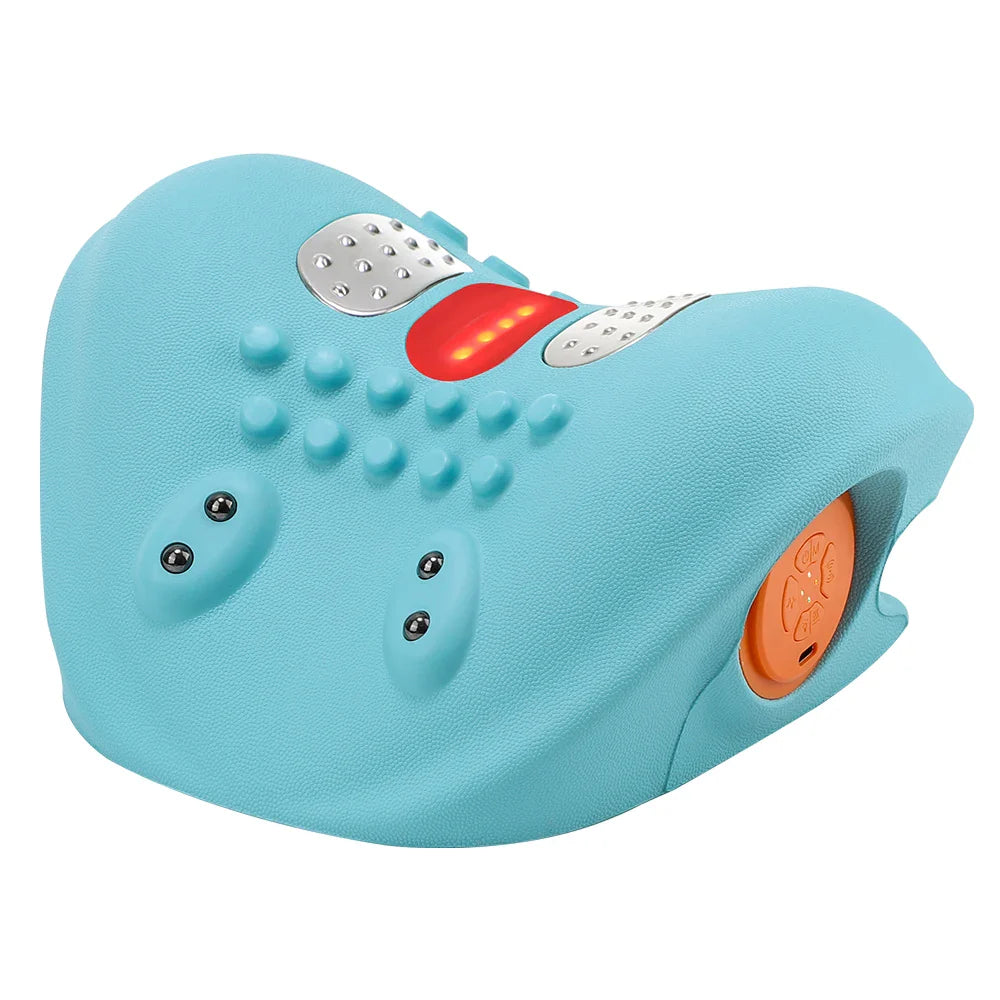 Electric Neck Massager | Heat, EMS & Red Light – 6 Modes