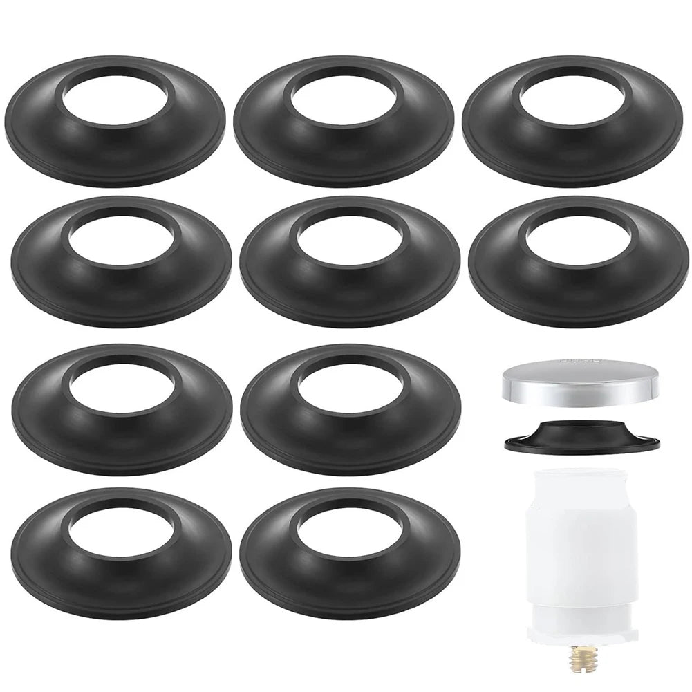 Tub Stopper Gasket Tip Toe Drains 10 Count Rubber Seals Compatible