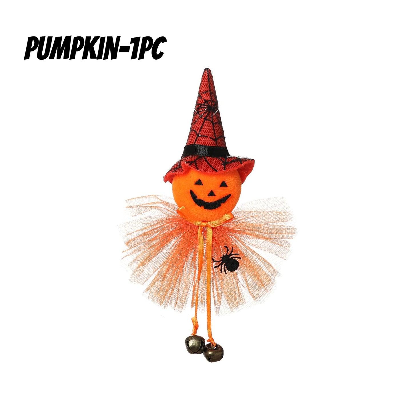 Halloween Gnome Hanging Ornaments Set of 4 | Pumpkin Witch Ghost