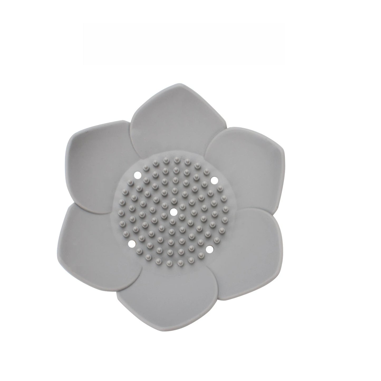 Lotus Silicone Soap Dish with Drainage | Bathroom Soap Holder