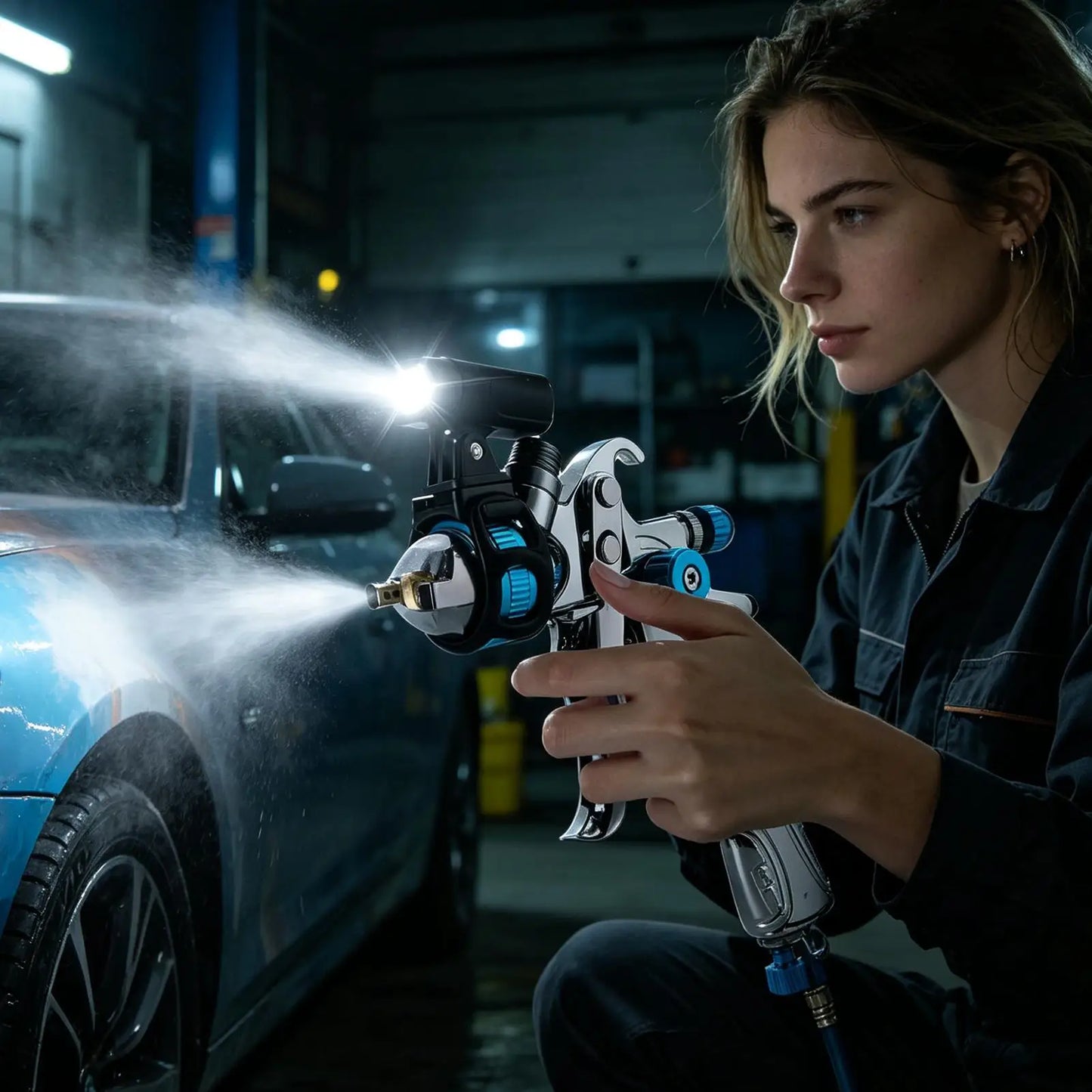 Paint Spray Light Touchup Sprayer LED Lamp Rechargeable Paint Spray Light for Industry Automotive Fence Shed Home Outdoor Peaceful Pleasures Health and Wellness