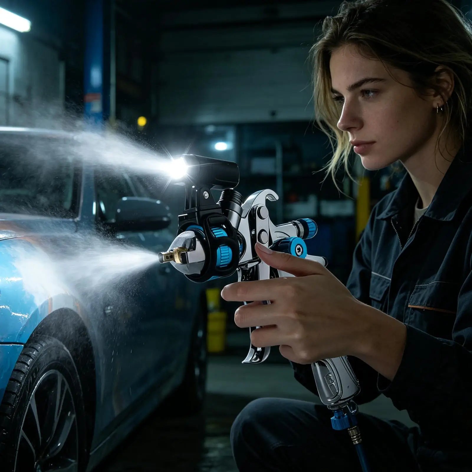Paint Spray Light Touchup Sprayer LED Lamp Rechargeable Paint Spray Light for Industry Automotive Fence Shed Home Outdoor Peaceful Pleasures Health and Wellness