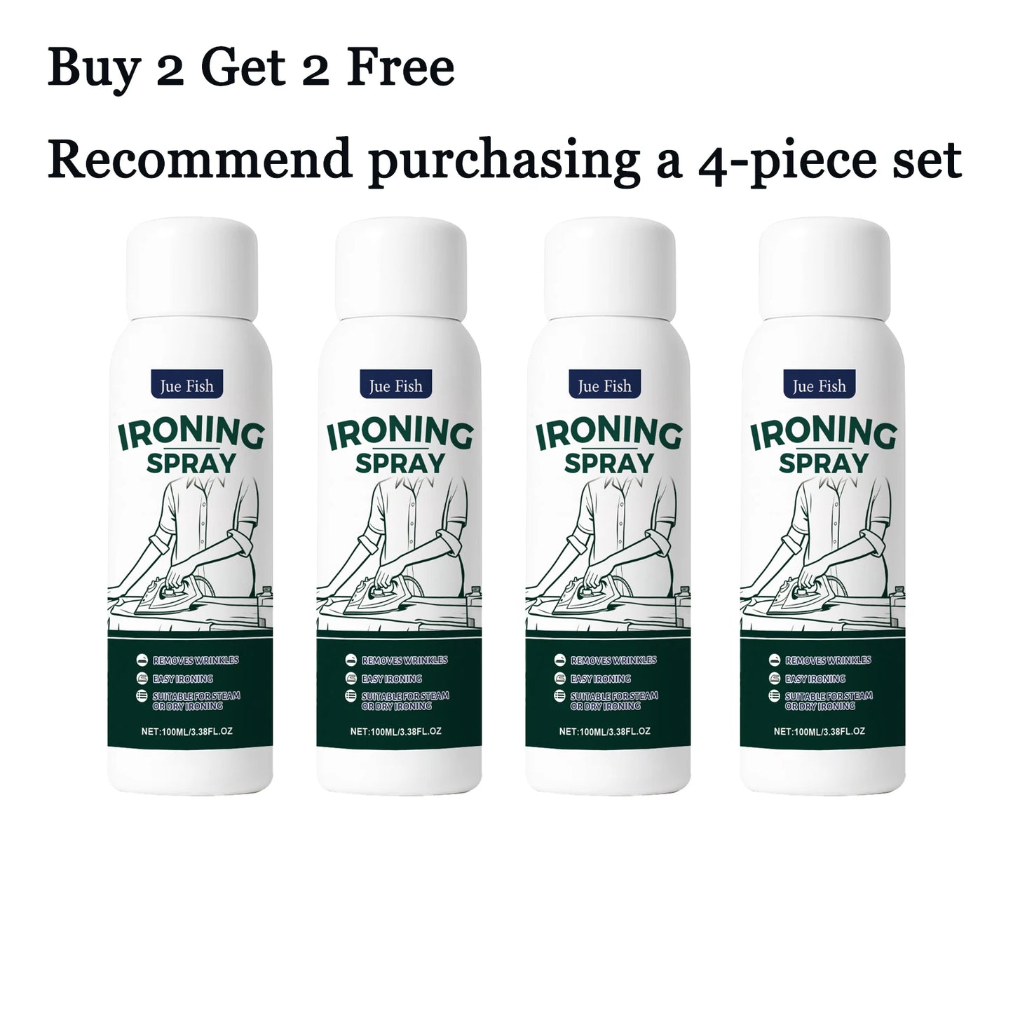 Wrinkle Release Spray 100ml – Instant Smooth Garment Care