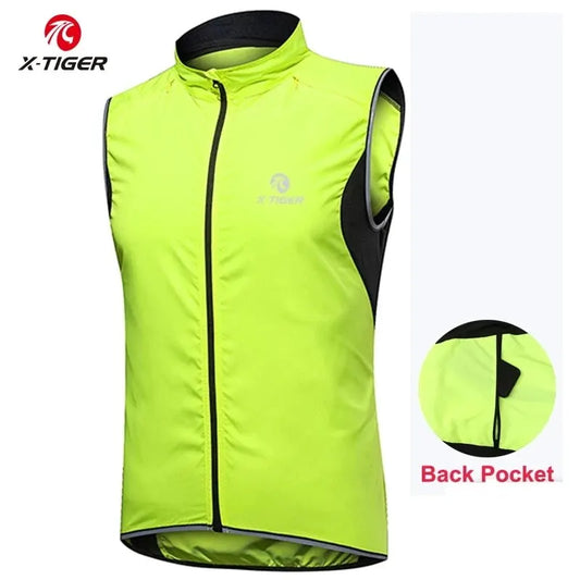 X-TIGER Cycling Vest – Windproof, Reflective & UV Protection Cycling Vest Oasis Select