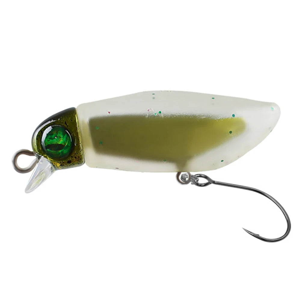 Insect Micro Soft Plastic Fishing Lure – Glow Bait for Trout & Perch Peaceful Pleasures Health and Wellness Dark Green United States
