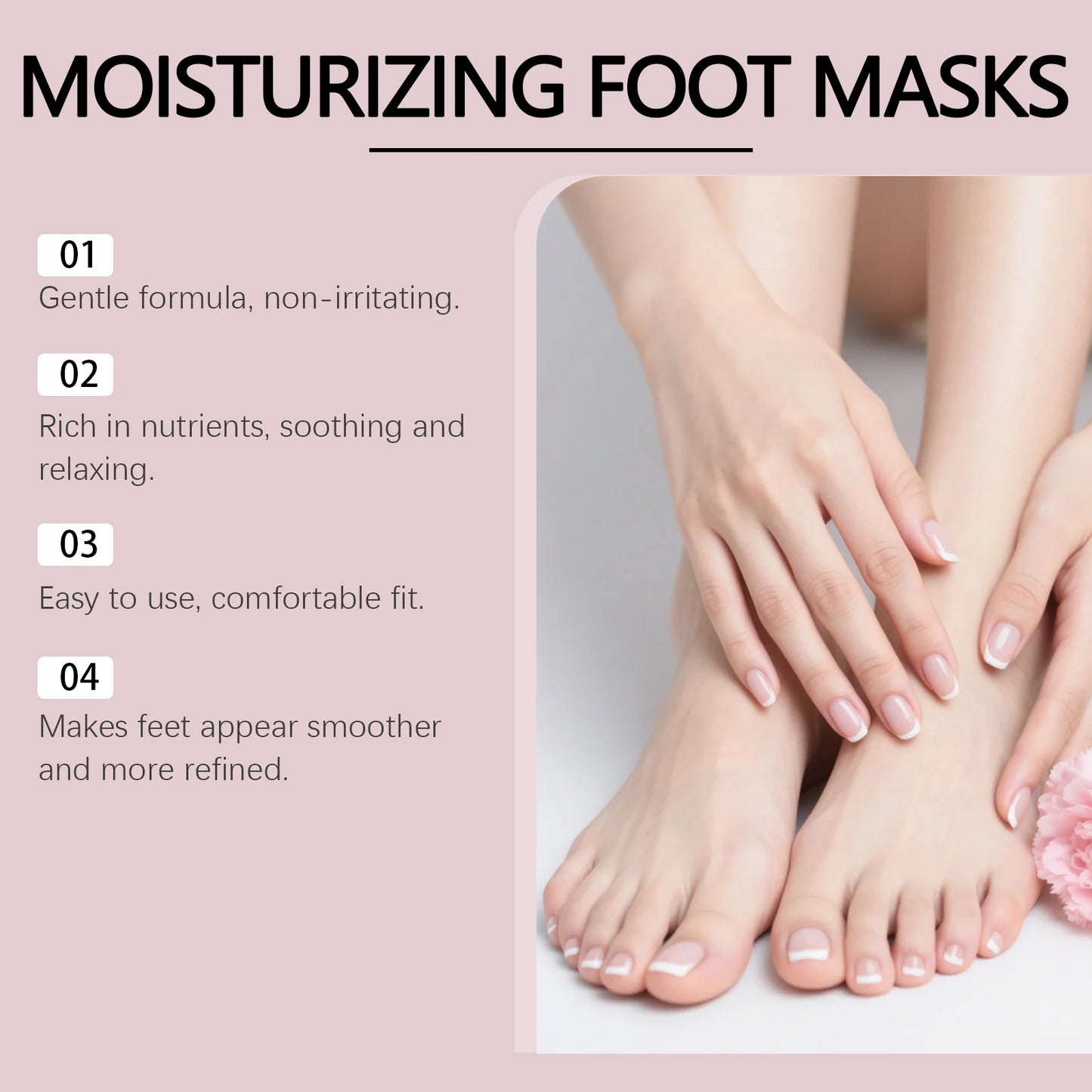 Shea Butter Foot Mask 6-Pack – Exfoliate & Hydrate Feet