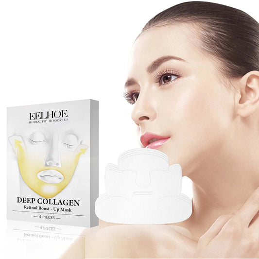 Deep Collagen Retinol Firming Face Mask – Lift & Hydrate 4-Pack