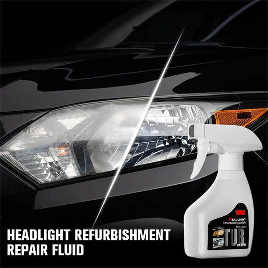 Car Headlights Restoration Kit Headlight Polisher Chemical Brightener Restorer Polishing Paste Set Car Headlamps Wax Sanding Peaceful Pleasures Health and Wellness