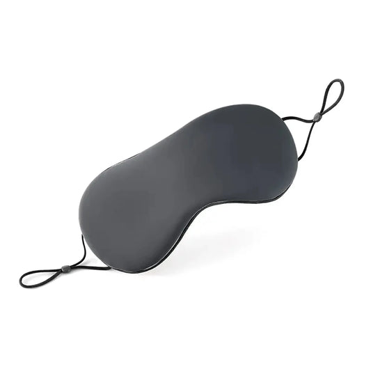 Korean Ice Silk Sleep Eye Mask | Warm & Cool, Light Blocking Sleep Eye Mask Peaceful Pleasures Health and Wellness Grey