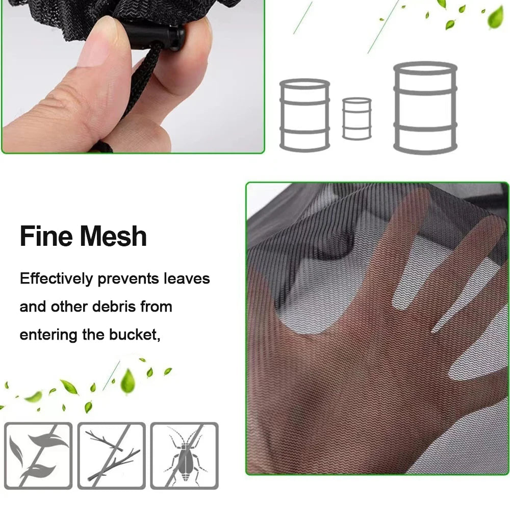 Mesh Cover Netting for Rain Barrels Water Collection Bucket Raindrop Harvesting Tools Anti-Mosquito Water Protection Home Garden Peaceful Pleasures Health and Wellness